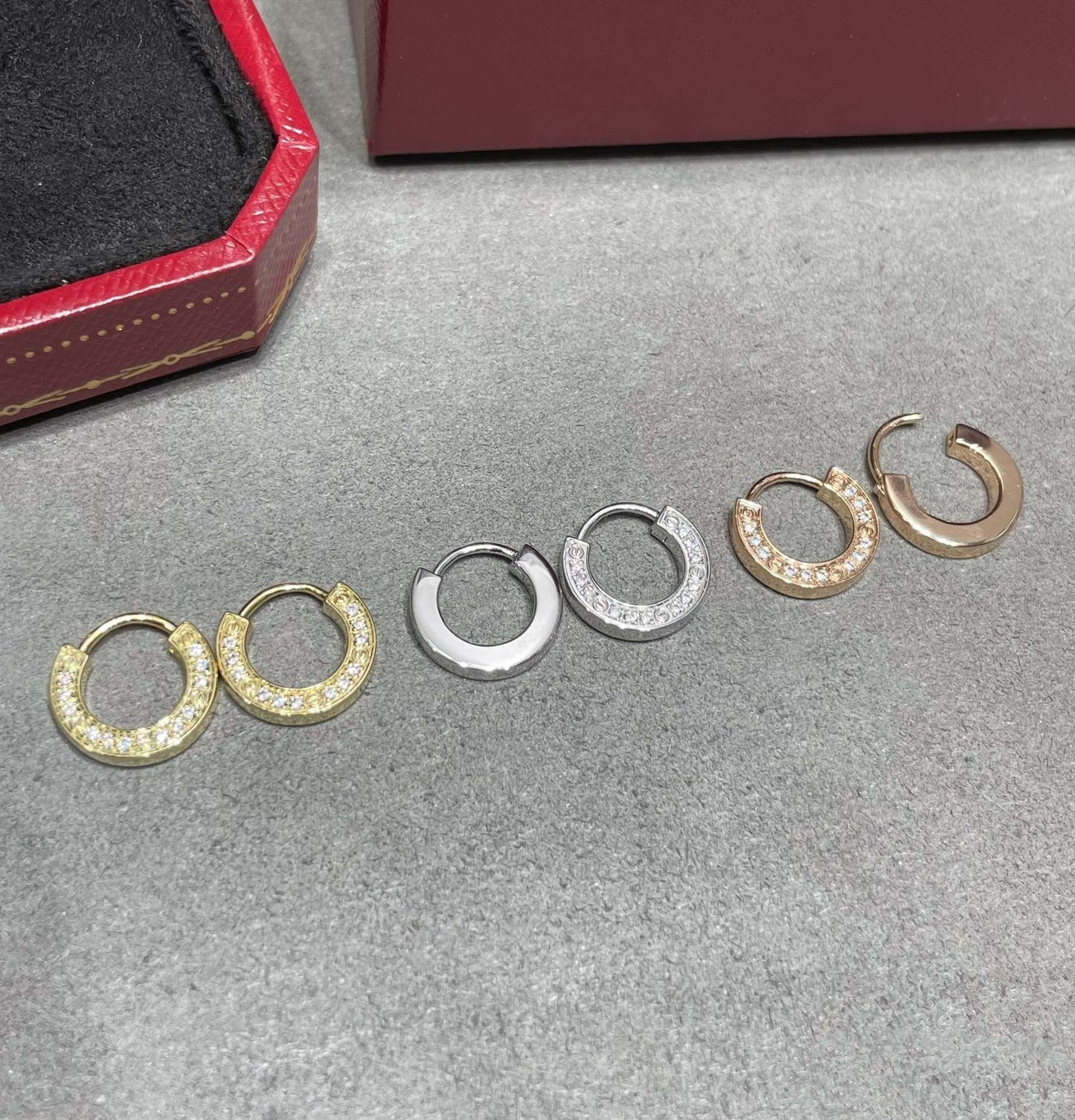 [Elowen Jewels]LOVE DIAMOND EARRINGS