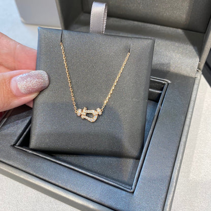 [Elowen Jewels]FORCE 10 DIAMOND PINK GOLD NECKLACE MINI MODEL