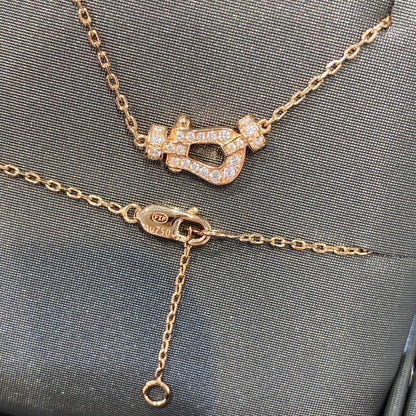 [Elowen Jewels]FORCE 10 DIAMOND PINK GOLD NECKLACE MINI MODEL