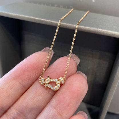 [Elowen Jewels]FORCE 10 DIAMOND PINK GOLD NECKLACE MINI MODEL