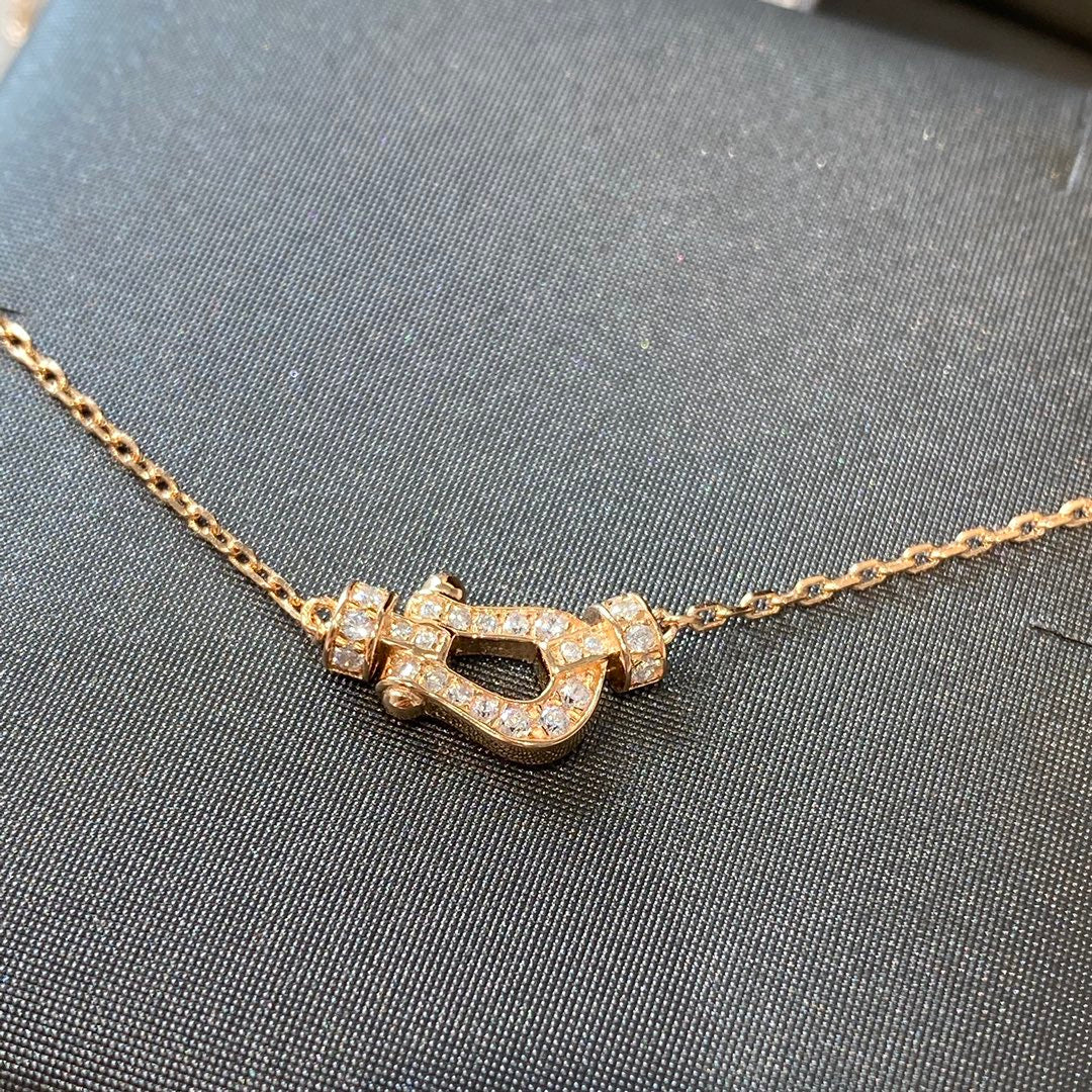 [Elowen Jewels]FORCE 10 DIAMOND PINK GOLD NECKLACE MINI MODEL