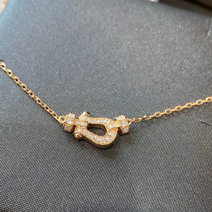 [Elowen Jewels]FORCE 10 DIAMOND PINK GOLD NECKLACE MINI MODEL