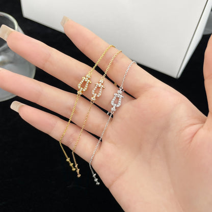 [Elowen Jewels]FORCE 10 FULL DIAMOND BUCKLE CHAIN LINK MINI MODEL