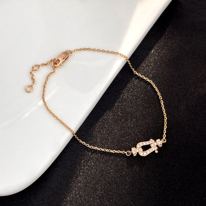 [Elowen Jewels]FORCE 10 FULL DIAMOND BUCKLE CHAIN LINK MINI MODEL