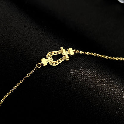 [Elowen Jewels]FORCE 10 FULL DIAMOND BUCKLE CHAIN LINK MINI MODEL