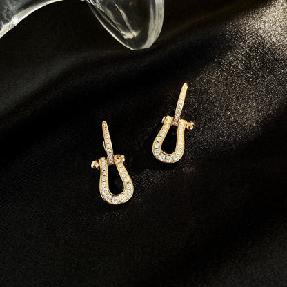 [Elowen Jewels]FORCE 10 FULL DIAMOND DROP EARRINGS MEDIUM MODEL