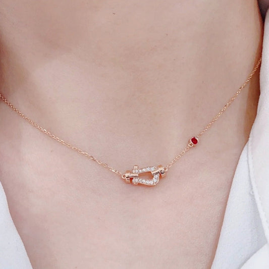 [Elowen Jewels]FORCE 10 DIAMOND PINK GOLD NECKLACE