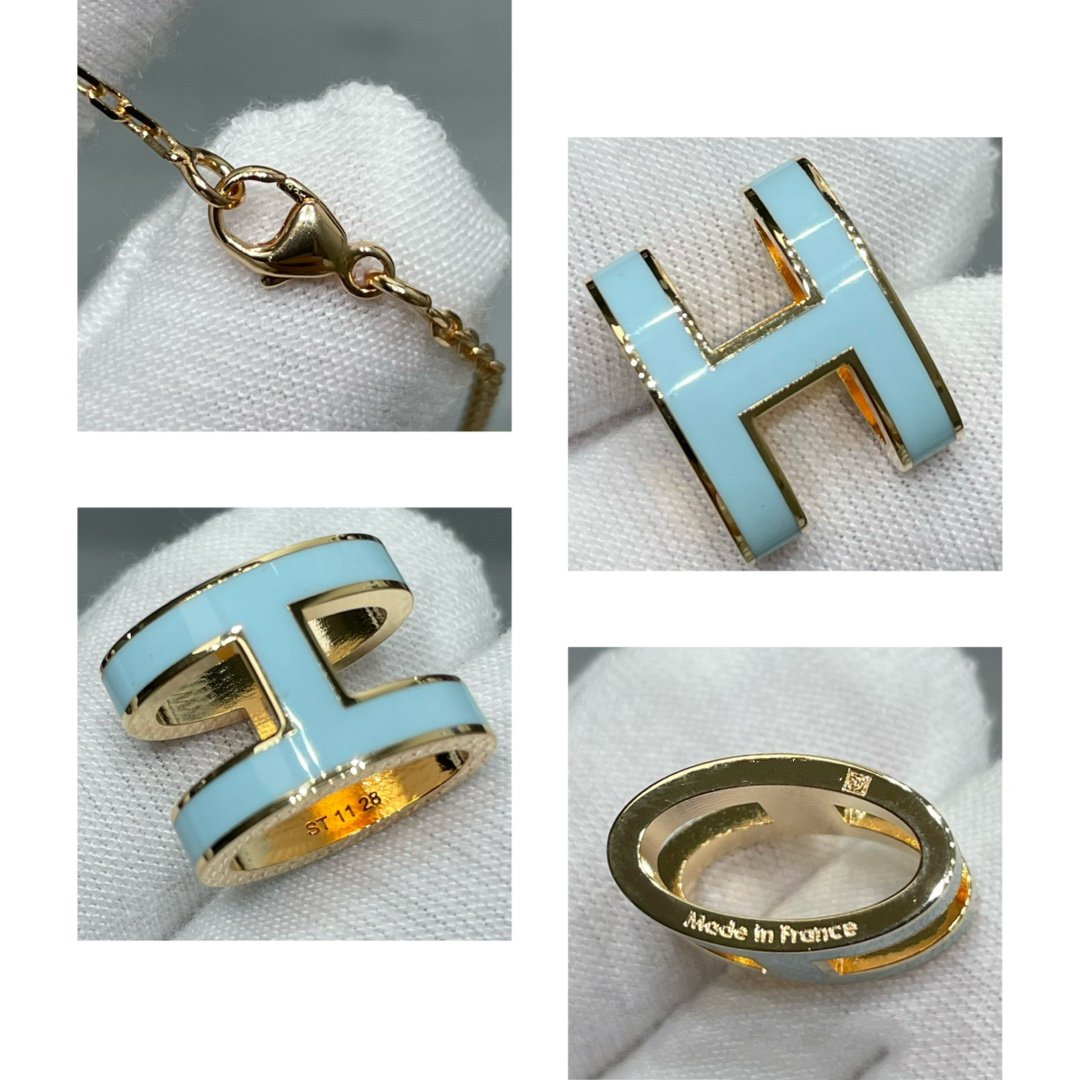 [Elowen Jewels]POP H SKY BLUE NECKLACE