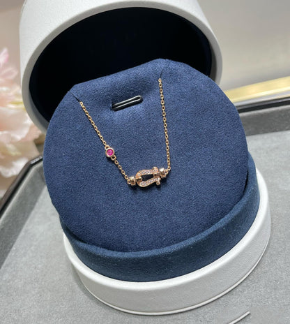 [Elowen Jewels]FORCE 10 DIAMOND CHAIN LINK PINK GOLD BRACELET