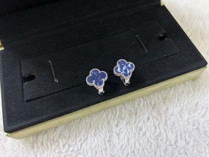 [Elowen Jewels]CLOVER PIETERSITE MEDIUM STUD EARRINGS