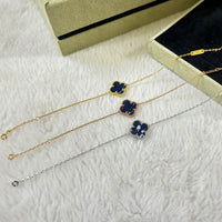 [Elowen Jewel]CLOVER 1 MOTIF PIETERSITE BRACELET