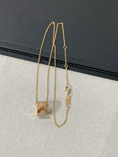[Elowen Jewels]LIENS EVIDENCE DIAMOND PAVED NECKLACE