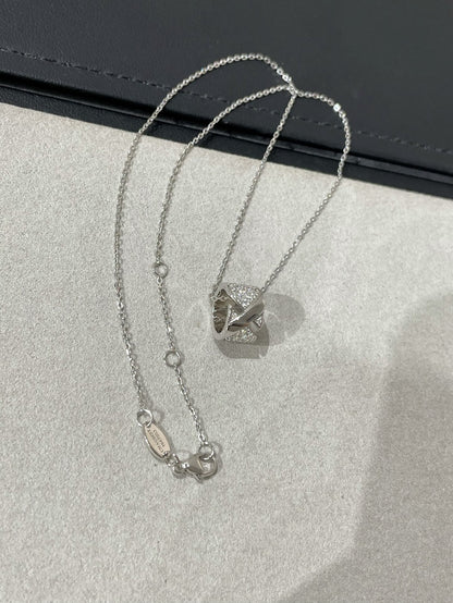 [Elowen Jewels]LIENS EVIDENCE DIAMOND PAVED NECKLACE
