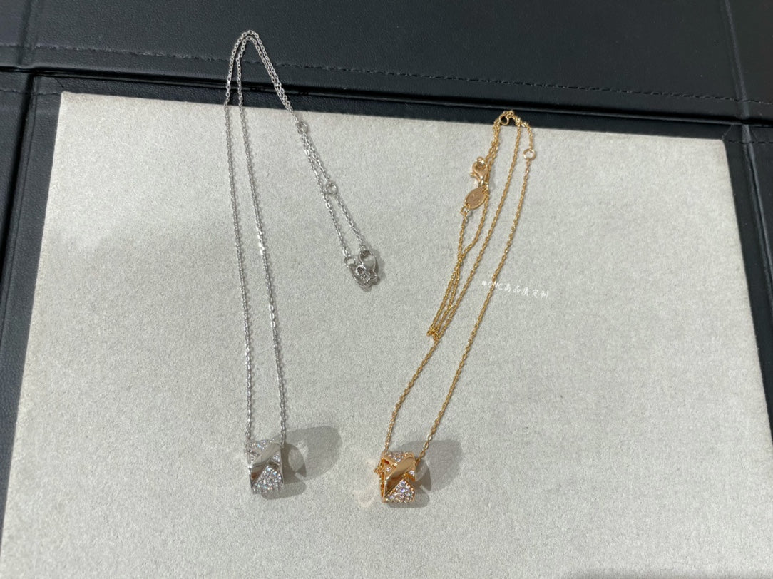 [Elowen Jewels]LIENS EVIDENCE DIAMOND PAVED NECKLACE