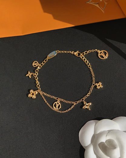 [Elowen Jewels]BLOOMING PINK GOLD MOP BRACELET