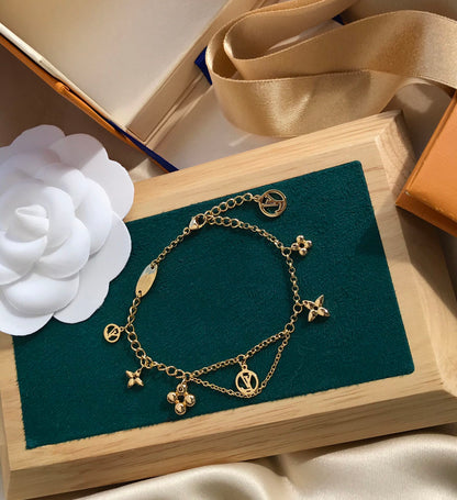 [Elowen Jewels]BLOOMING PINK GOLD MOP BRACELET