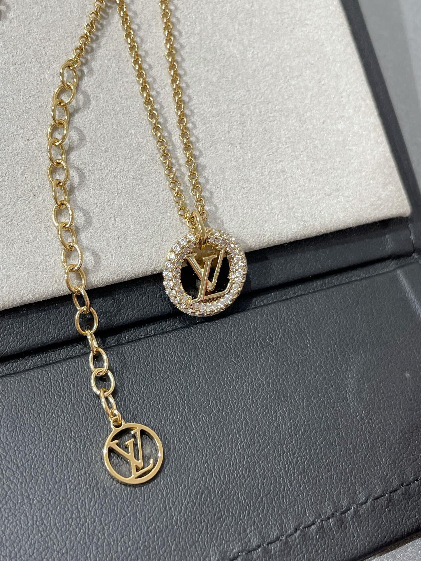 [Elowen Jewels]BY NIGHT DIAMOND PAVED NECKLACE