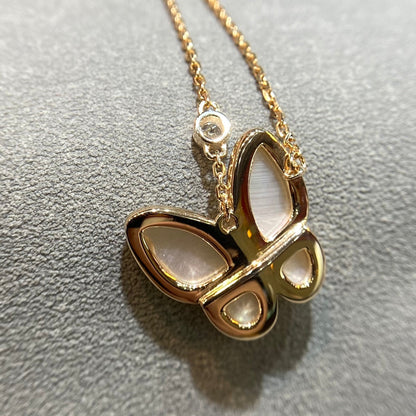 [Elowen Jewels]BUTTERFLY MOP DIAMOND NECKLACE