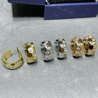 [Elowen Jewels]BEE LOVE DIAMOND HOOP EARRINGS
