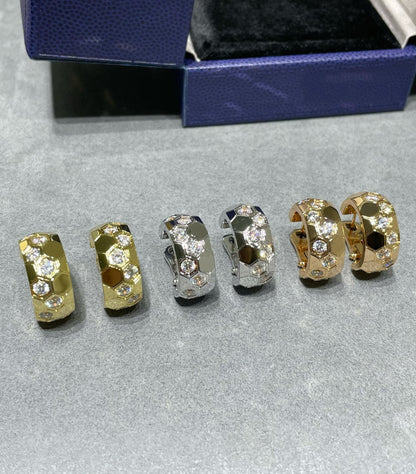 [Elowen Jewels]BEE LOVE DIAMOND HOOP EARRINGS