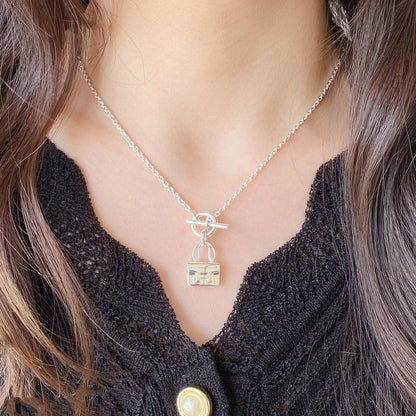 [Elowen Jewels]CONSTANCE PEDANT SILVER NECKLACE