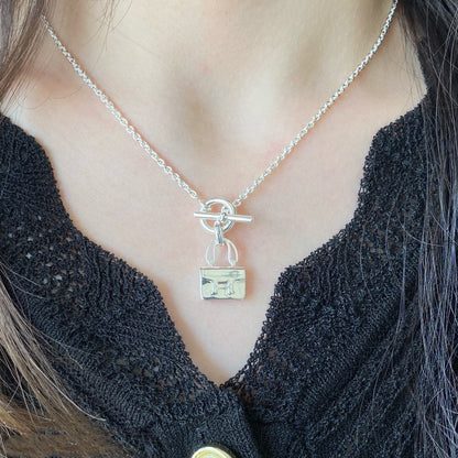 [Elowen Jewels]CONSTANCE PEDANT SILVER NECKLACE