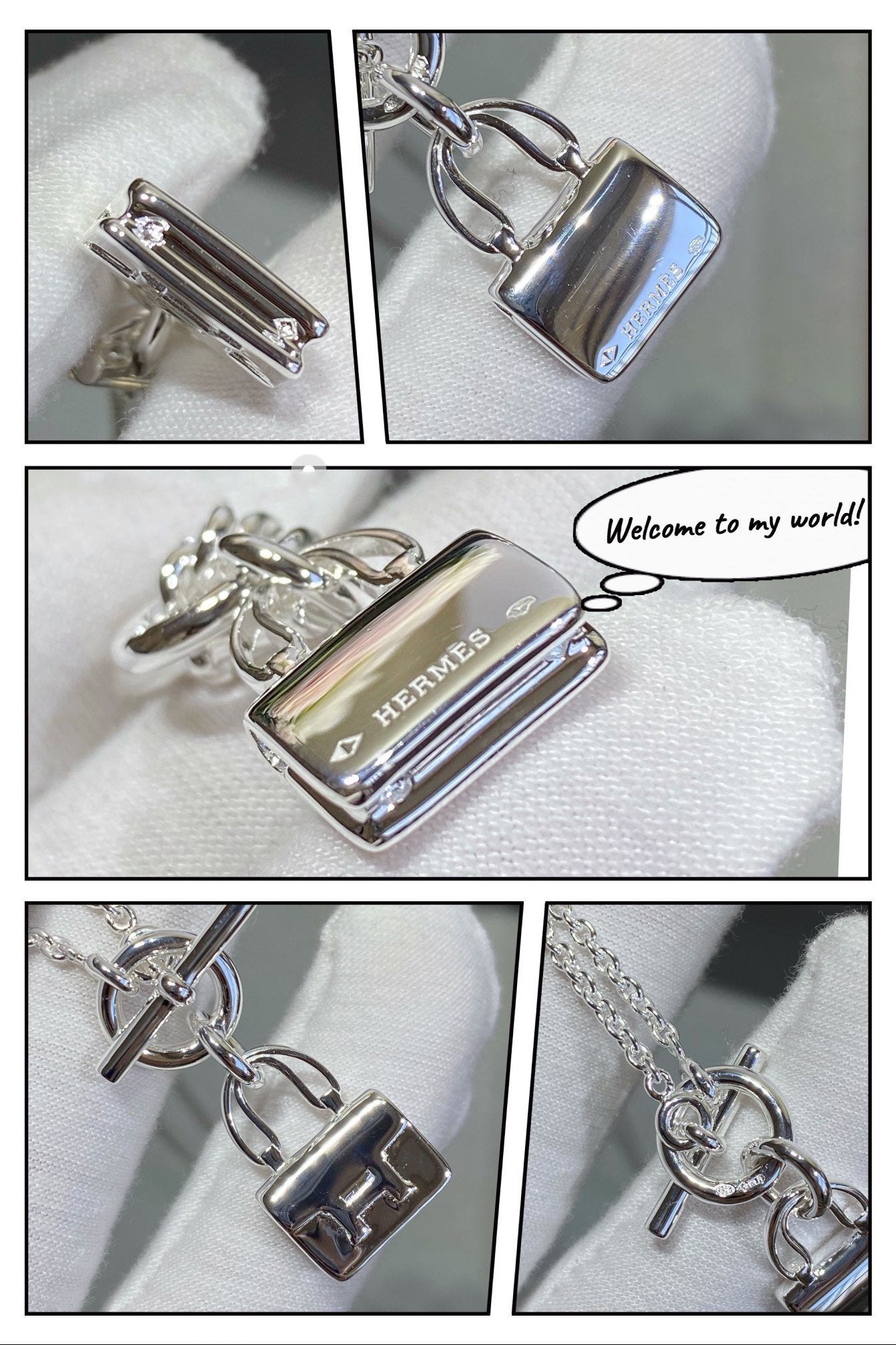[Elowen Jewels]CONSTANCE PEDANT SILVER NECKLACE