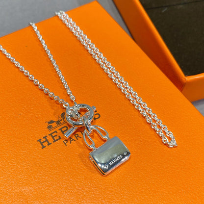 [Elowen Jewels]CONSTANCE PEDANT SILVER NECKLACE