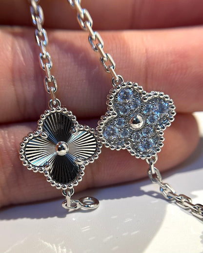 [Elowen Jewels] CLOVER 5 MOTIF LASER BRACELET COLLECTION
