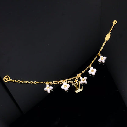 [Elowen Jewels]LOGO 6 MOTIF STAR AND SUN GOLD BRACELET