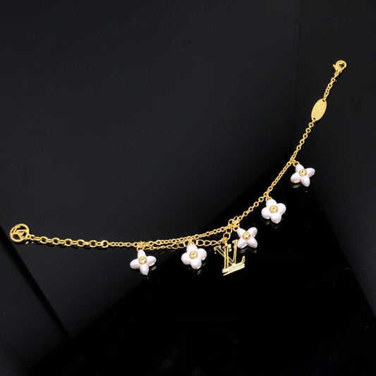 [Elowen Jewels]LOGO 6 MOTIF STAR AND SUN GOLD BRACELET