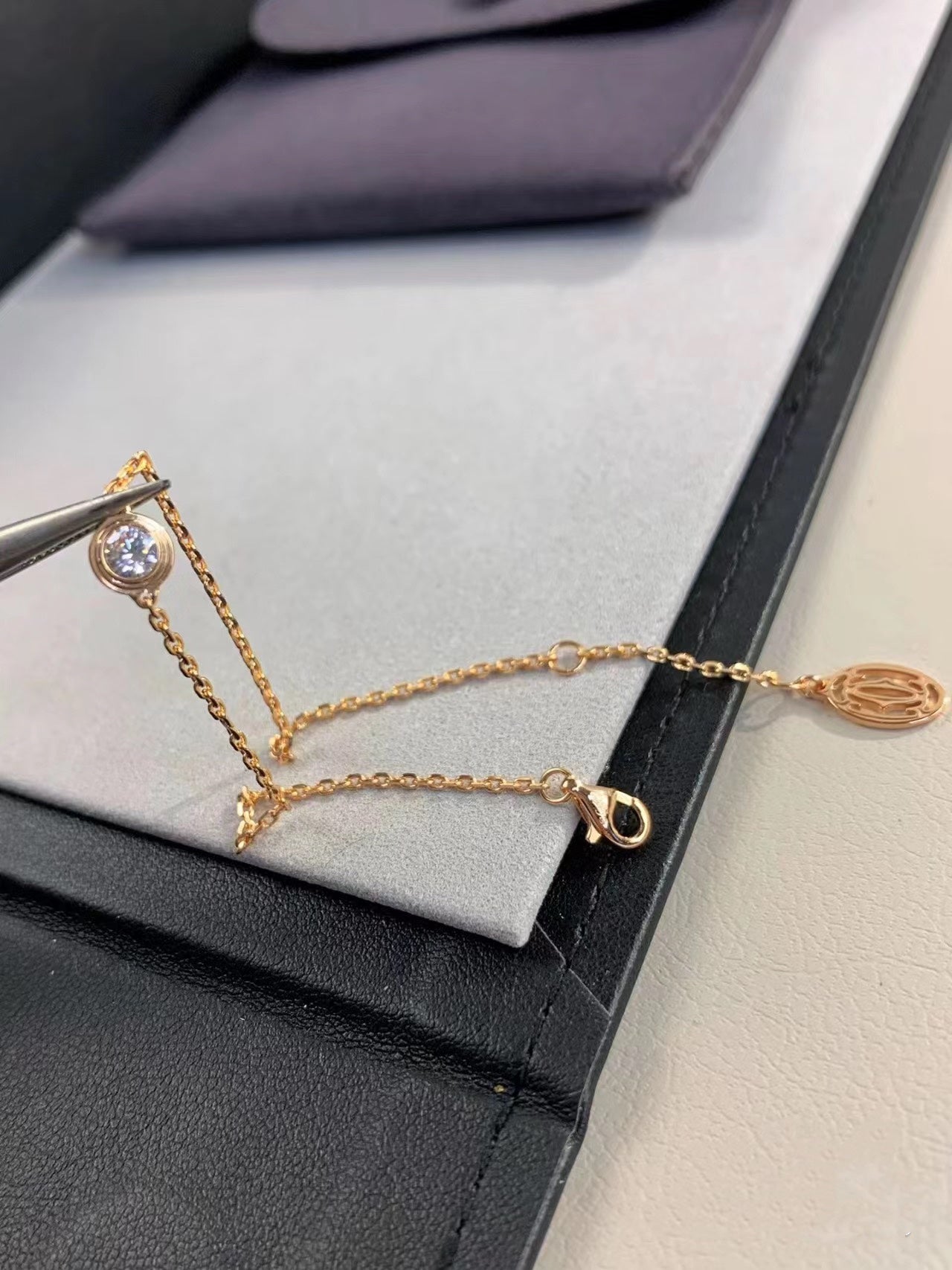[Elowen Jewels]DAMOUR DIAMOND LINK BRACELET