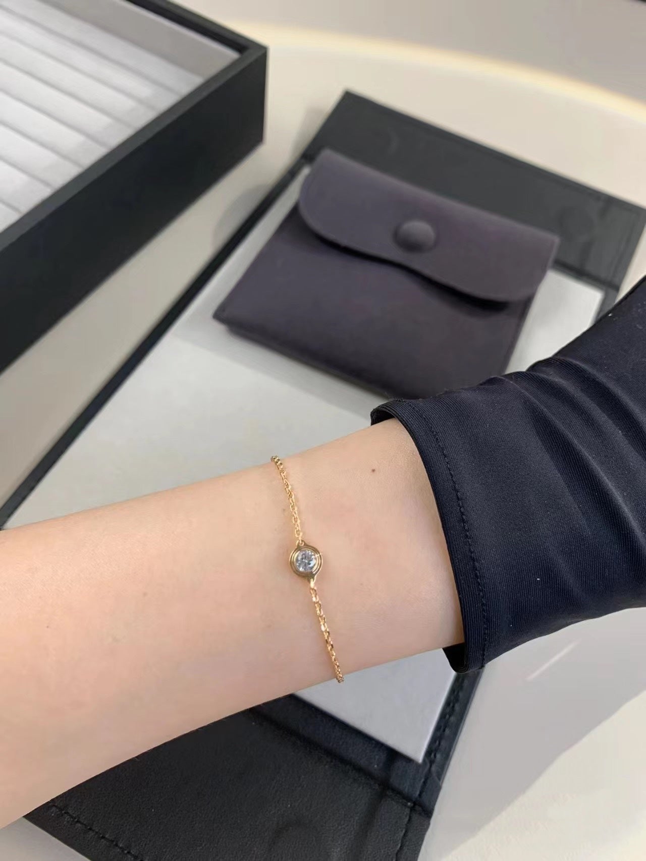 [Elowen Jewels]DAMOUR DIAMOND LINK BRACELET