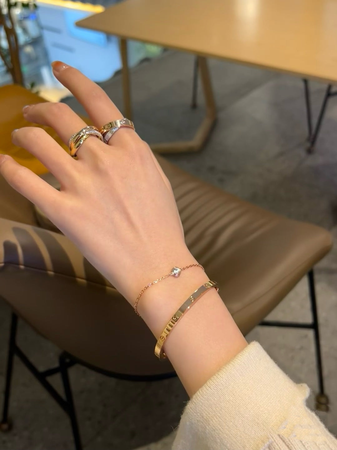 [Elowen Jewels]DAMOUR DIAMOND LINK BRACELET