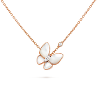 [Elowen Jewel]BUTTERFLY MOP DIAMOND NECKLACE
