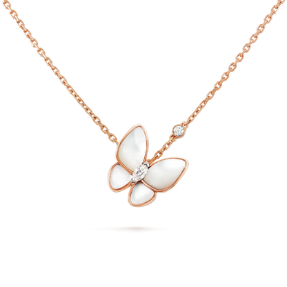[Elowen Jewels]BUTTERFLY MOP DIAMOND NECKLACE
