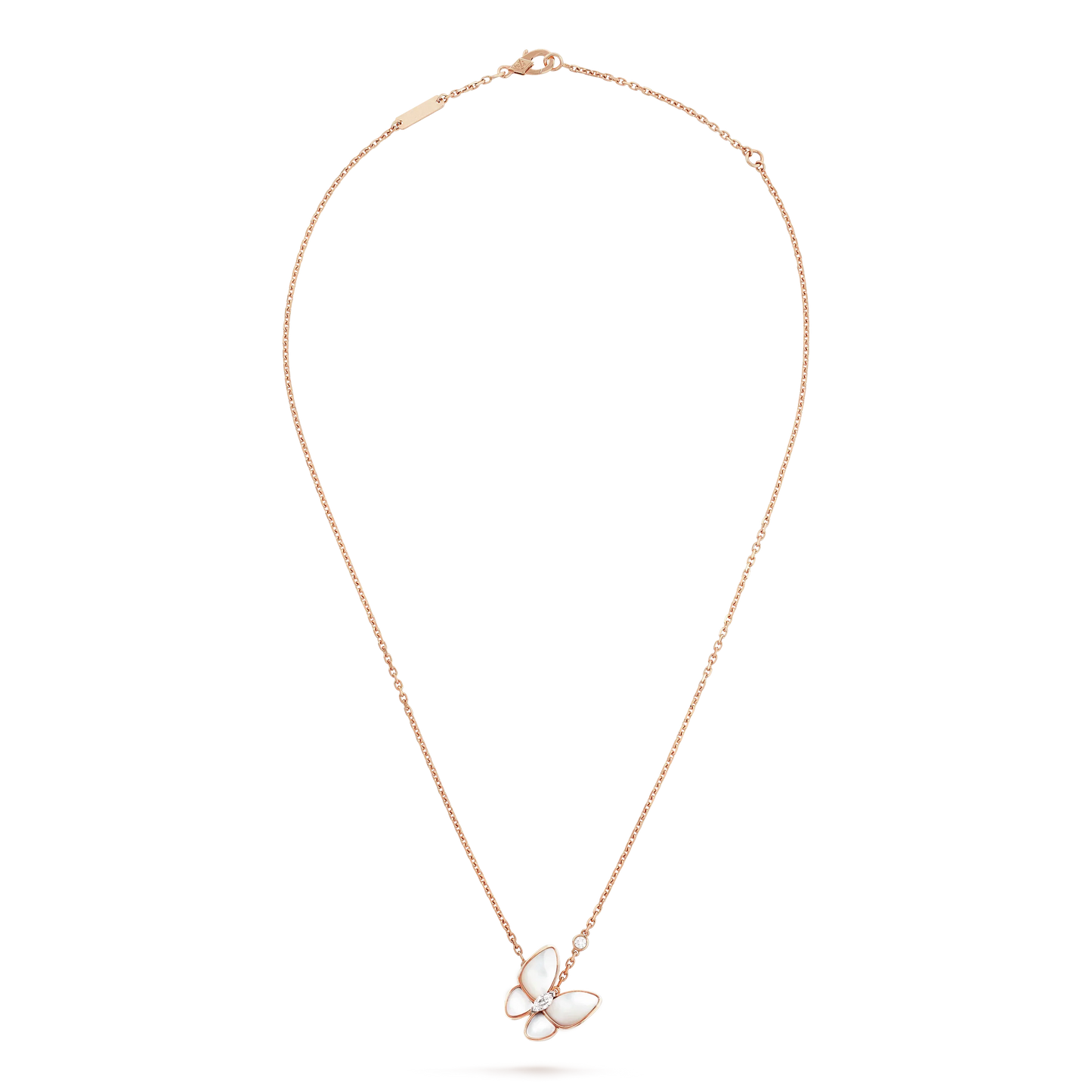 [Elowen Jewels]BUTTERFLY MOP DIAMOND NECKLACE