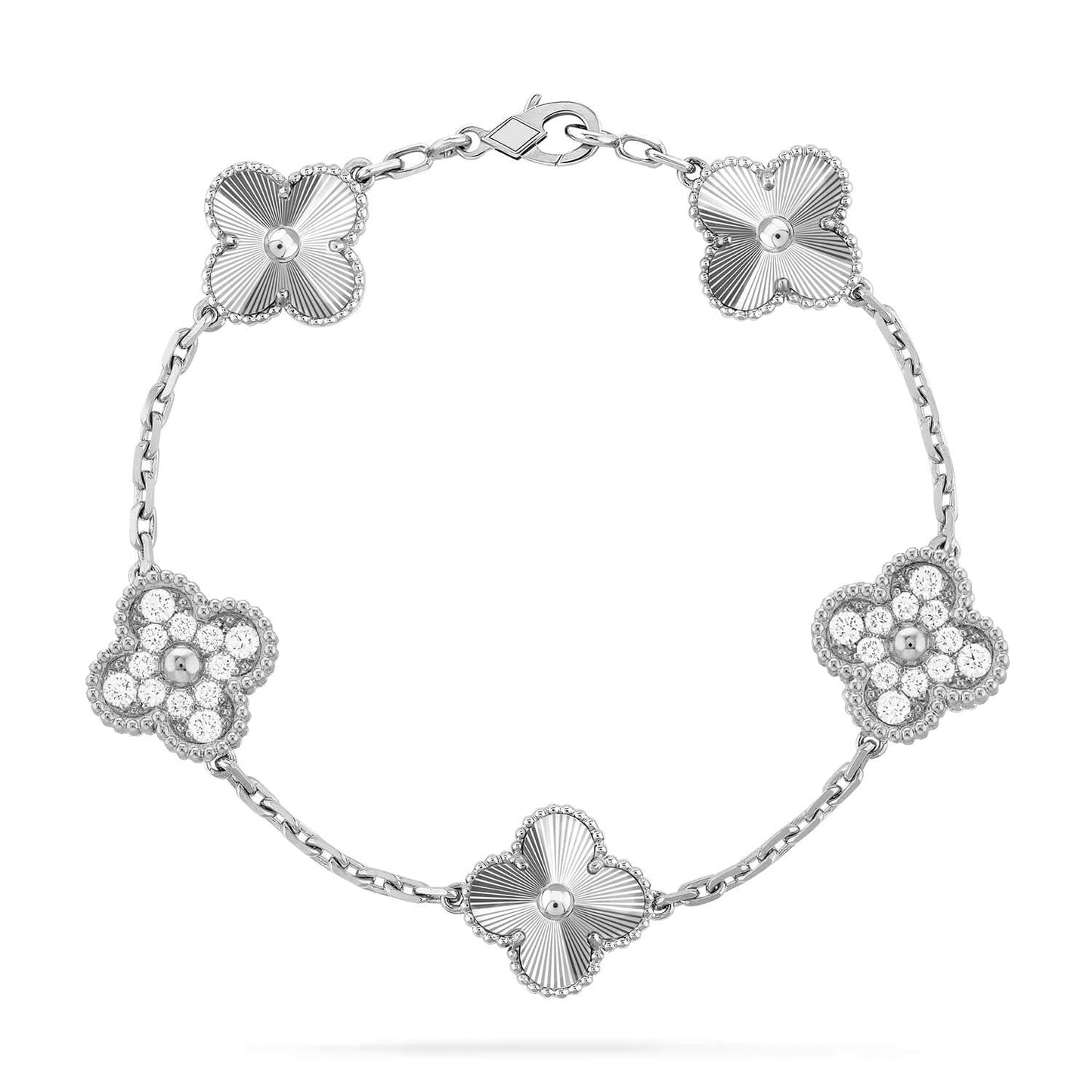 [Elowen Jewels] CLOVER 5 MOTIF LASER BRACELET COLLECTION