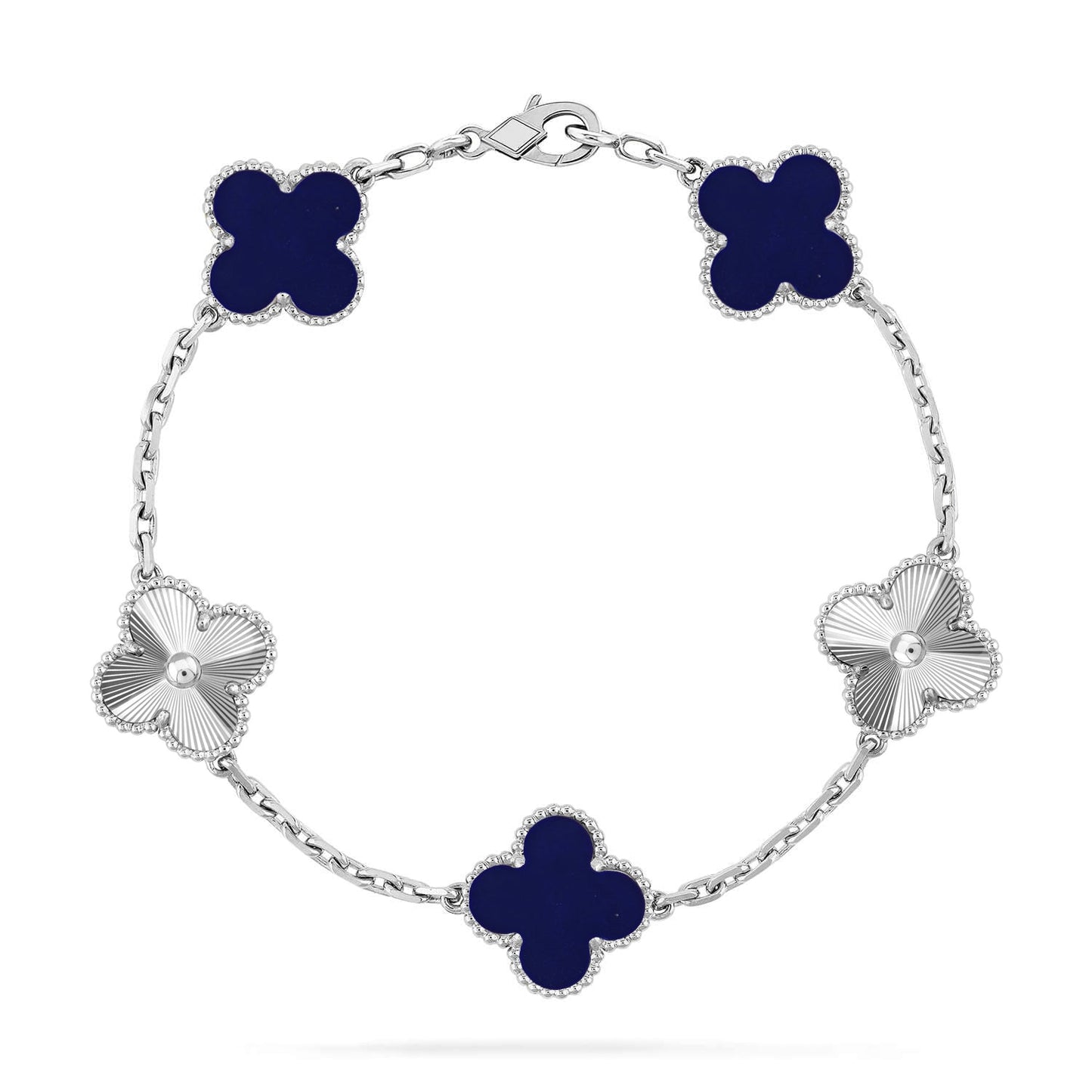 [Elowen Jewels]CLOVER 5 MOTIF LAPIS LAZULI BRACELET COLLECTION