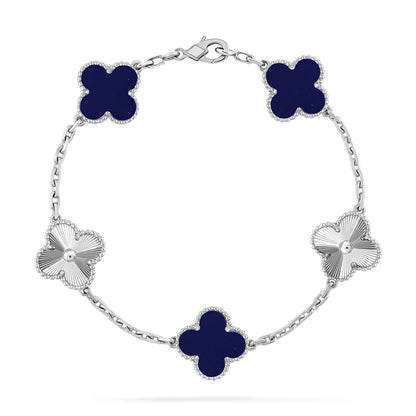 [Elowen Jewels]CLOVER 5 MOTIF LAPIS LAZULI BRACELET COLLECTION