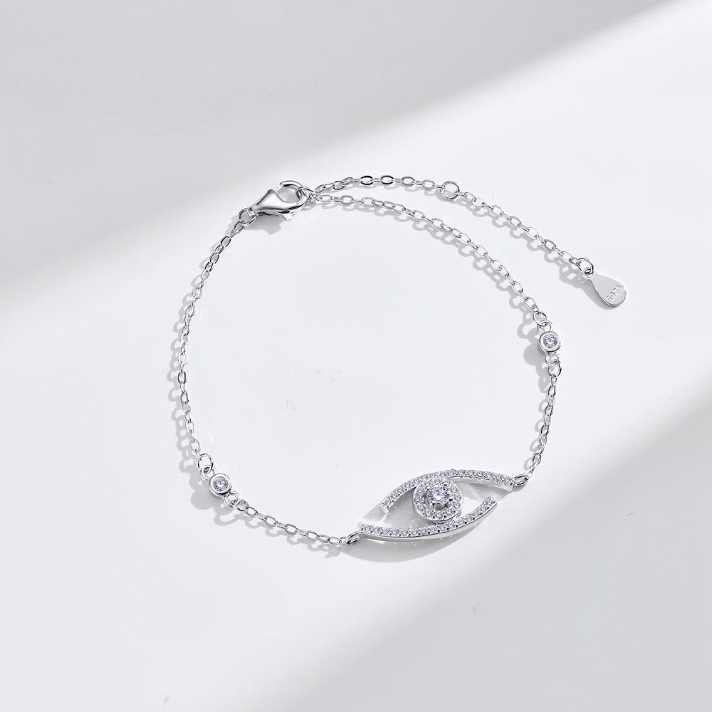 [Elowen Jewelry]Lucky Eye Pave-Set Diamond Bracelet