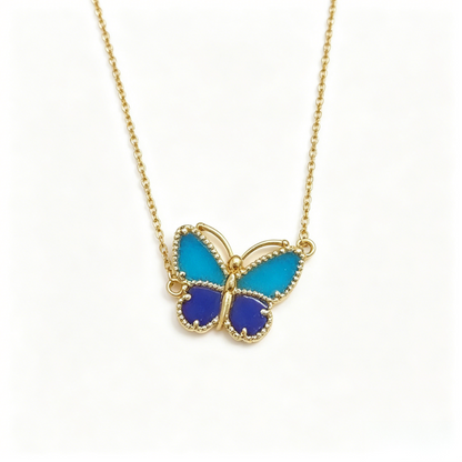 [Elowen-jewel] 2026 NEW LUCKY BUTTERFLY 1 MOTIFS NECKLACE
