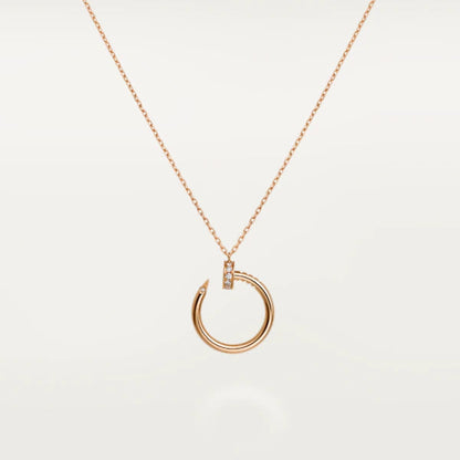 [Elowen Jewels]JUSTE NECKLACE PINK GOLD