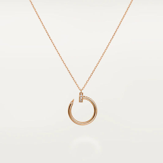 [Elowen Jewels]JUSTE NECKLACE PINK GOLD