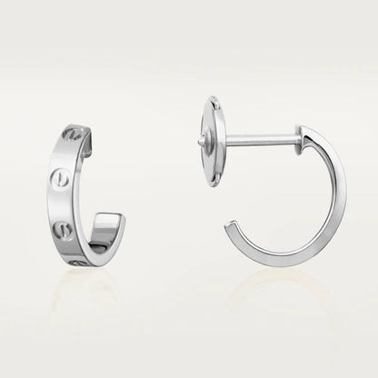 [Elowen Jewels]LOVE EARRINGS 2.65MM SILVER