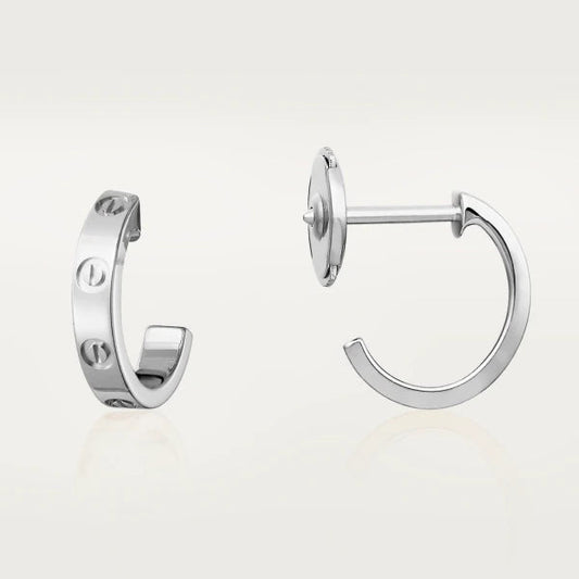 [Elowen Jewels]LOVE EARRINGS 2.65MM SILVER