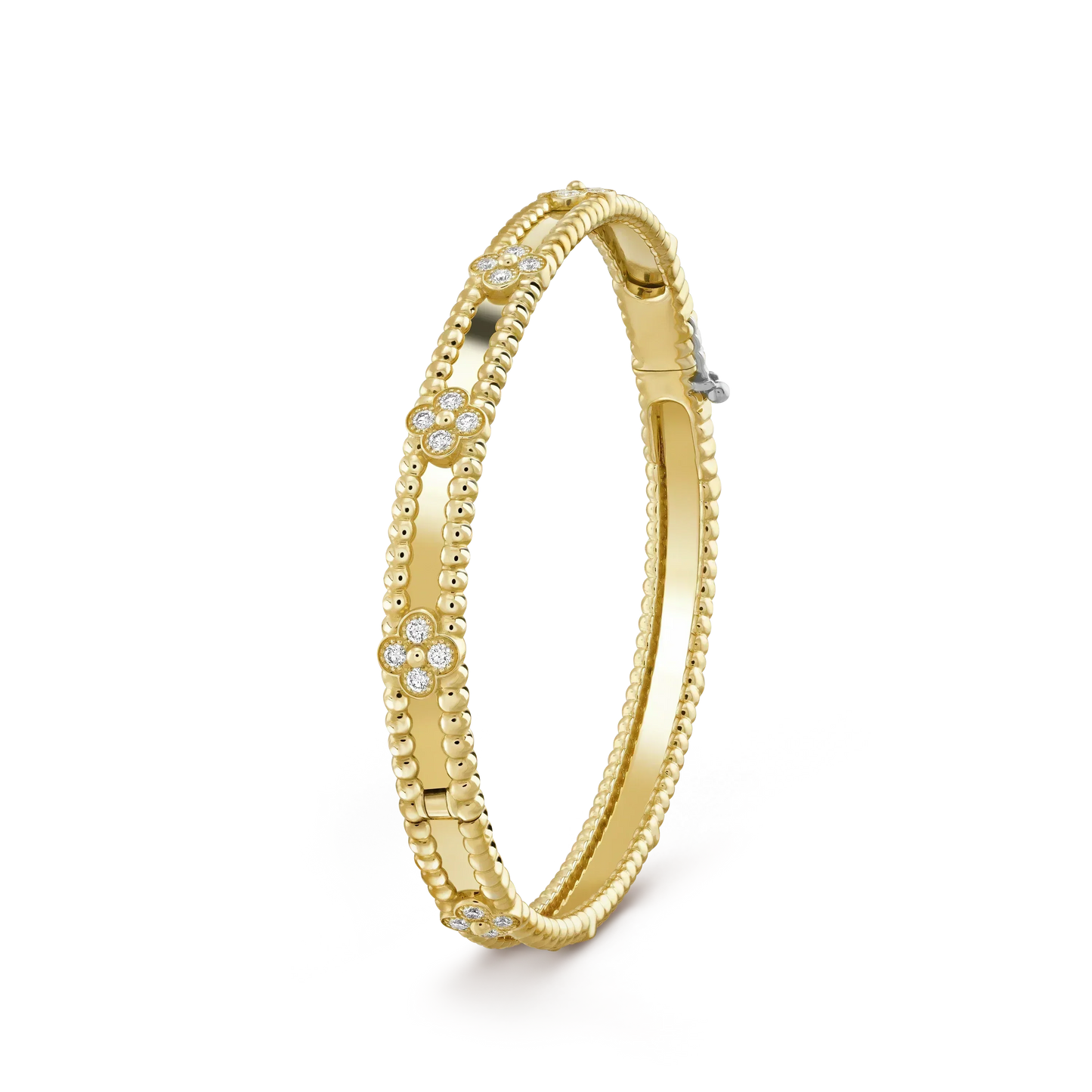 [Elowen Jewels]CLOVER BRACELET 4MM DIAMONDS