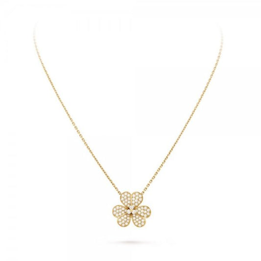 [Elowen Jewels]FLOWER DIAMOND NECKLACE