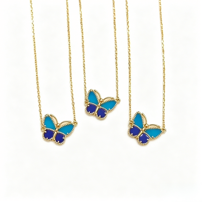[Elowen-jewel] 2026 NEW LUCKY BUTTERFLY 1 MOTIFS NECKLACE