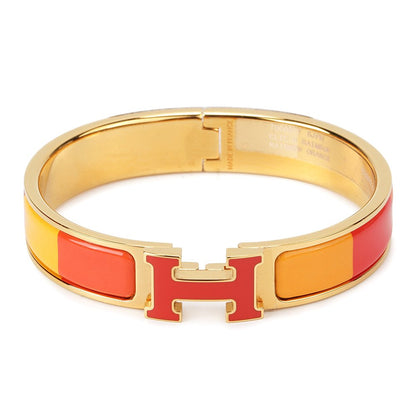 [Elowen Jewels]H BRACELET ORANGE RAINBOW CERAMIC